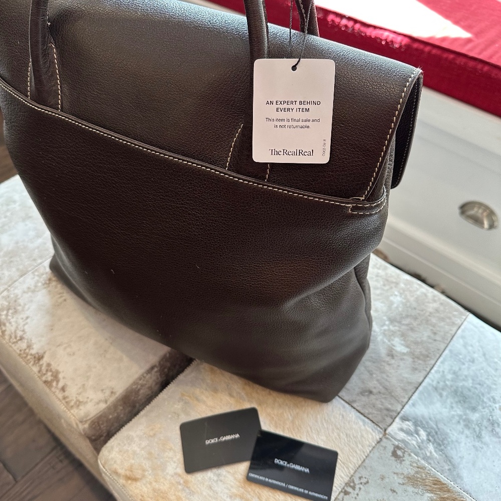 Dolce & Gabbana Grained Leather Tote - Picture 4 of 9